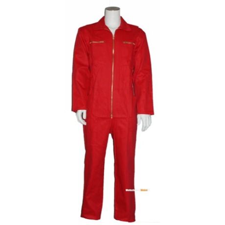 Bestex overall rally rood 100% katoen | Kuiper Koekange