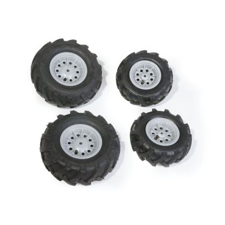 RollyTrac Air Tyres grijs - Rubber - 4 stuks