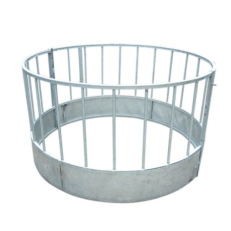 Ronde balen ruif verzinkt