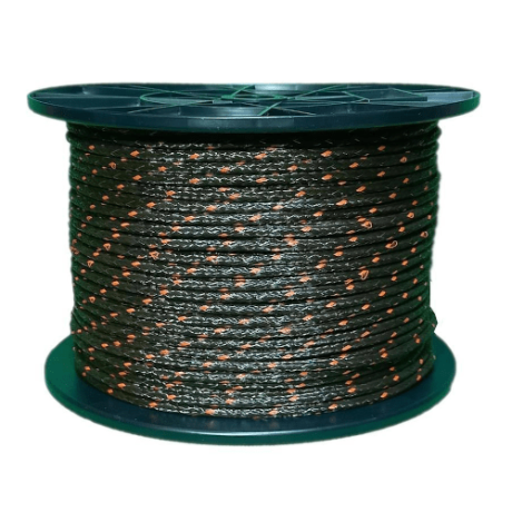 Schrikdraad bruin-rood 200meter 6mm