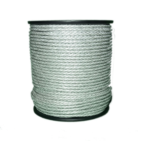 Schrikdraad wit-groen 200meter 6mm