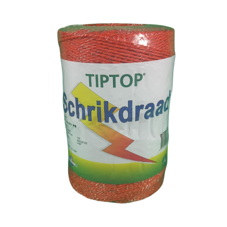 TipTop schrikdraad oranje 400meter 3mm