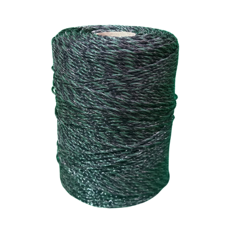 Schrikdraad groen-zwart 400meter 2,5mm