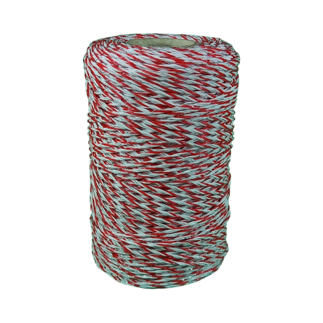 Schrikdraad rood-wit 200meter 2mm