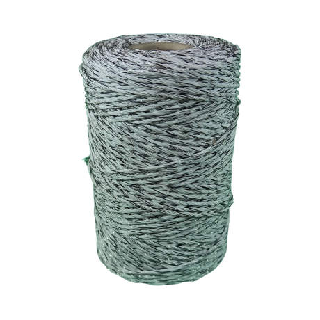 Schrikdraad wit-zwart 200meter 2mm