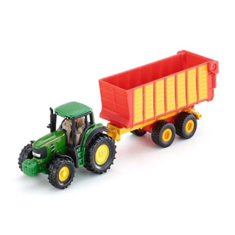 Siku John Deere met silagewagen