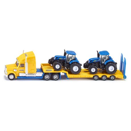 Siku vrachtwagen met New Holland tractoren 1:87
