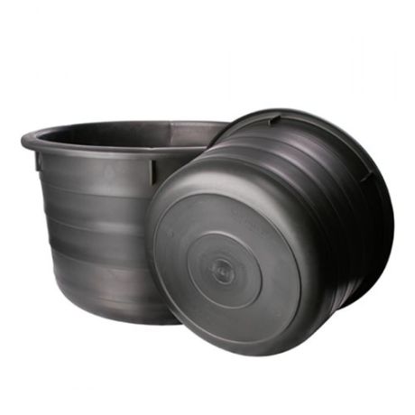 Speciekuip zwart 85liter zwaar model | Kuiper Koekange