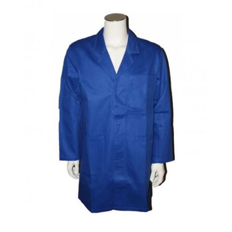 Bestex stofjas korenblauw 100% katoen | Kuiper Koekange