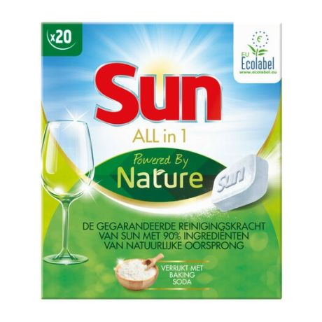 Sun all in 1 vaatwastabletten - 20 stuks