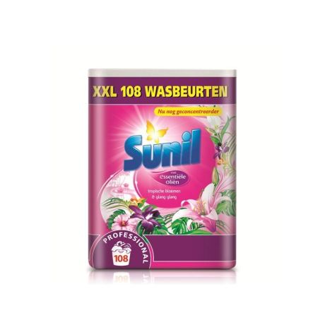 Sunil waspoeder tropische bloemen - 108 wasbeurten - 7,56kg