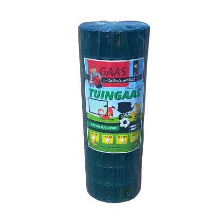 Tuingaas groen 80cm, 2,5mm dik, maasbr. 50x100mm - 25 meter