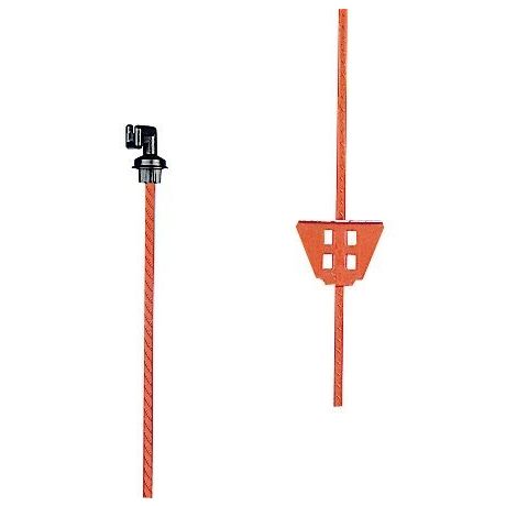 Gallagher Veerstalen Paal rood 1m - 10 stuks