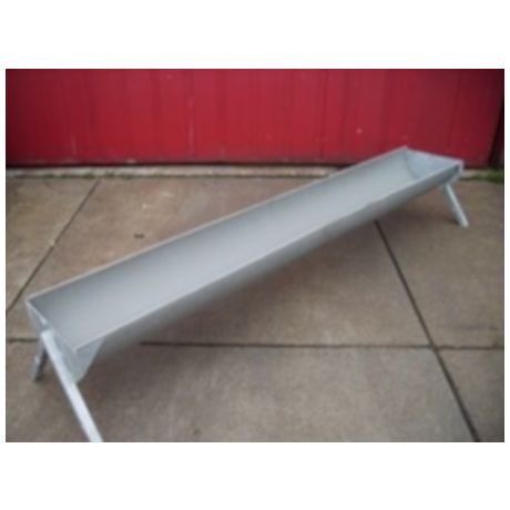 Voerbak op poten 2 meter verzinkt