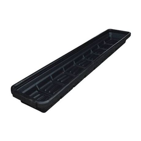 Ontsmettingsvoetenbad voor schapen met geprofileerde bodem