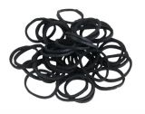Elastiekjes rubber zwart - 500 stuks