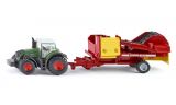 Siku Fendt tractor met Grimme aardappelrooier SE260 1:87